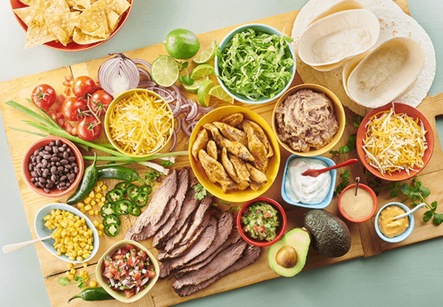 Build-Your-Own Burrito Board
